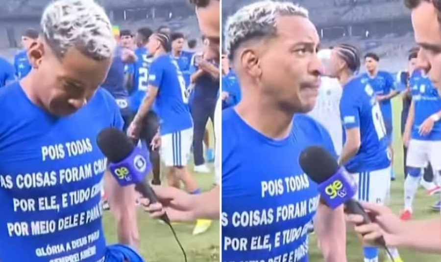 Após título do Cruzeiro, Matheus Pereira testemunha cura da depressão: “Deus me deu alegria novamente”